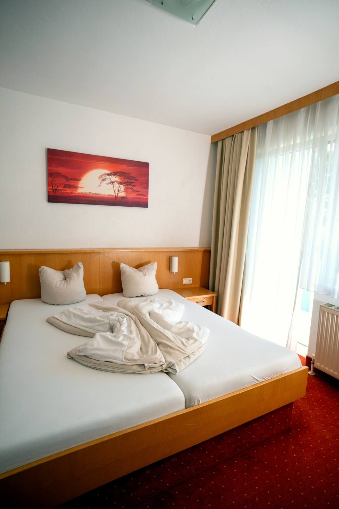 Doppelzimmer mit Balkon im Strandhotel Faak